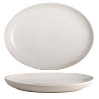 POTTR Gembrook White Deep Oval Plate - 320x240mm (Pack of 3)