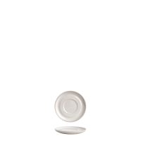 POTTR Gembrook White Espresso Saucer - 122mm (Pack of 6)