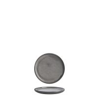 POTTR Gembrook Grey Round Flat Coupe Plate - 165mm (Pack of 6)