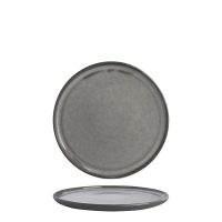 POTTR Gembrook Grey Round Flat Coupe Plate - 280mm (Pack of 4)