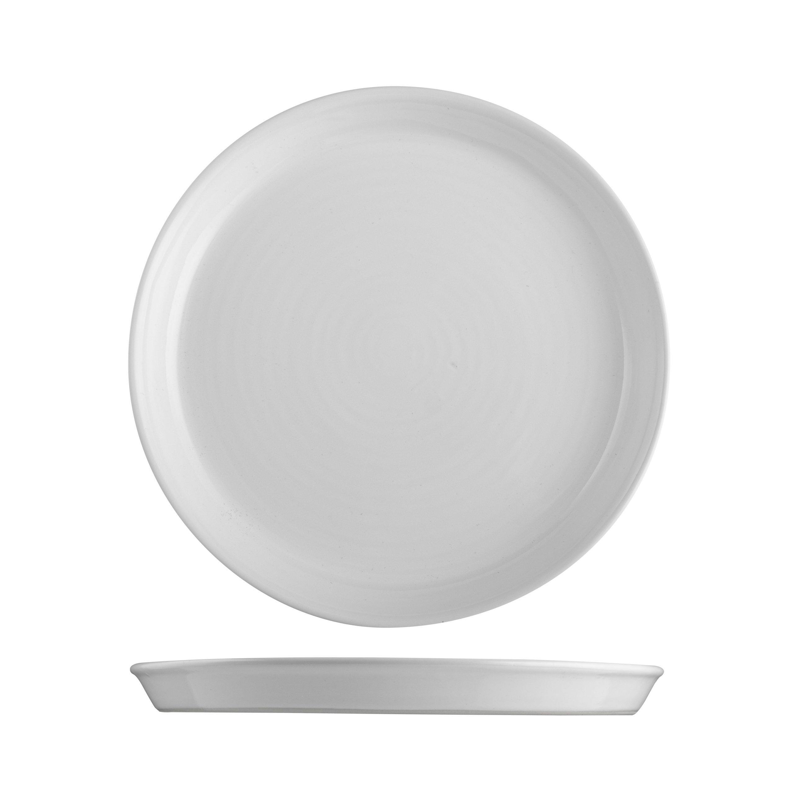 POTTR Finn White Round Tapered Plate - 270mm (Pack of 6)