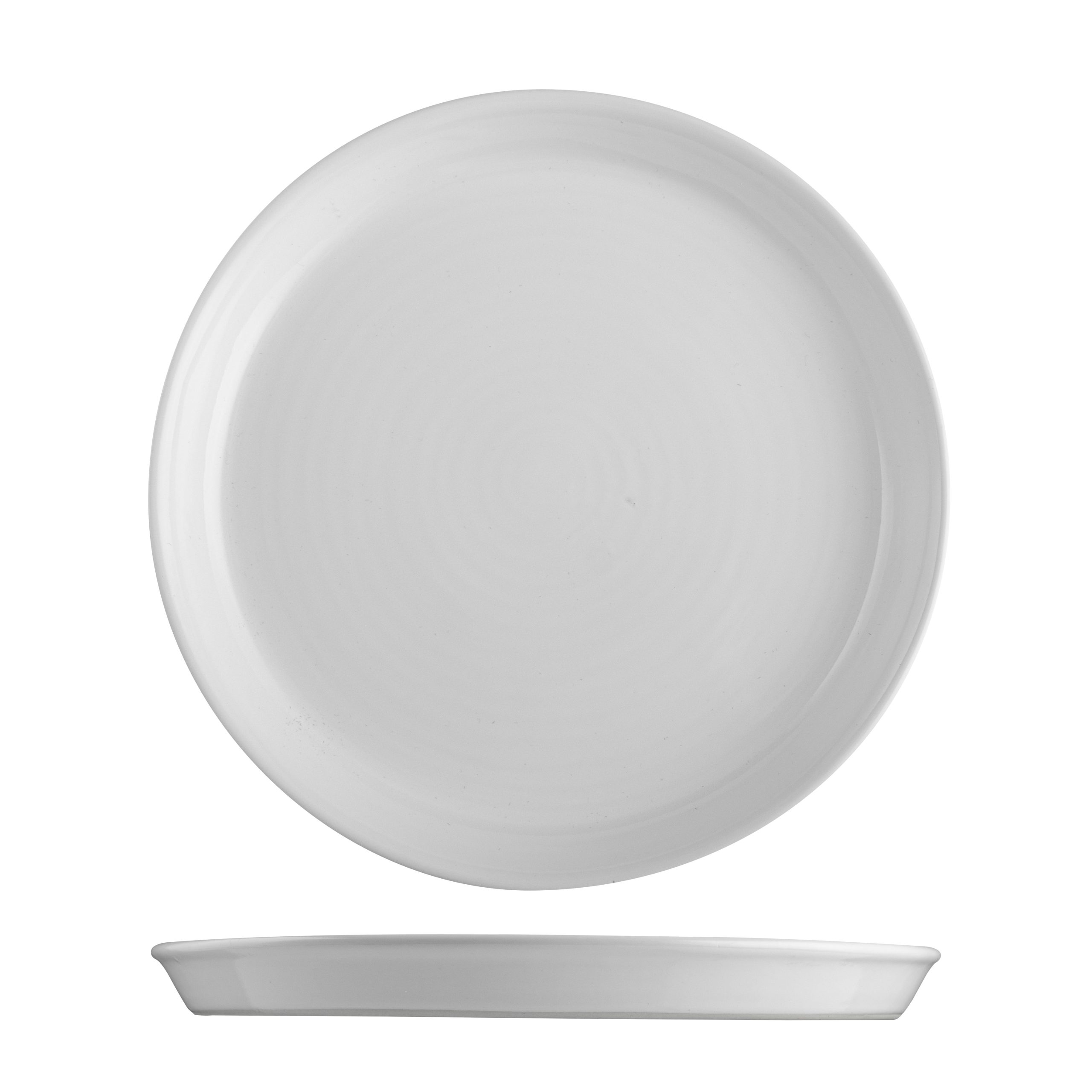POTTR Finn White Round Tapered Plate - 290mm (Pack of 6)