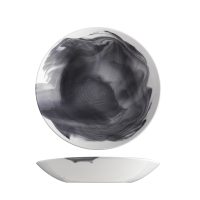 POTTR Aspen Black Smoke Coupe Bowl - 850ml (Pack of 4)