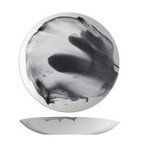 POTTR Aspen Black Smoke Coupe Bowl - 1550ml (Pack of 2)