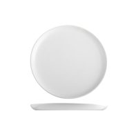 POTTR Aspen White Flat Coupe Plate - 230mm (Pack of 4)