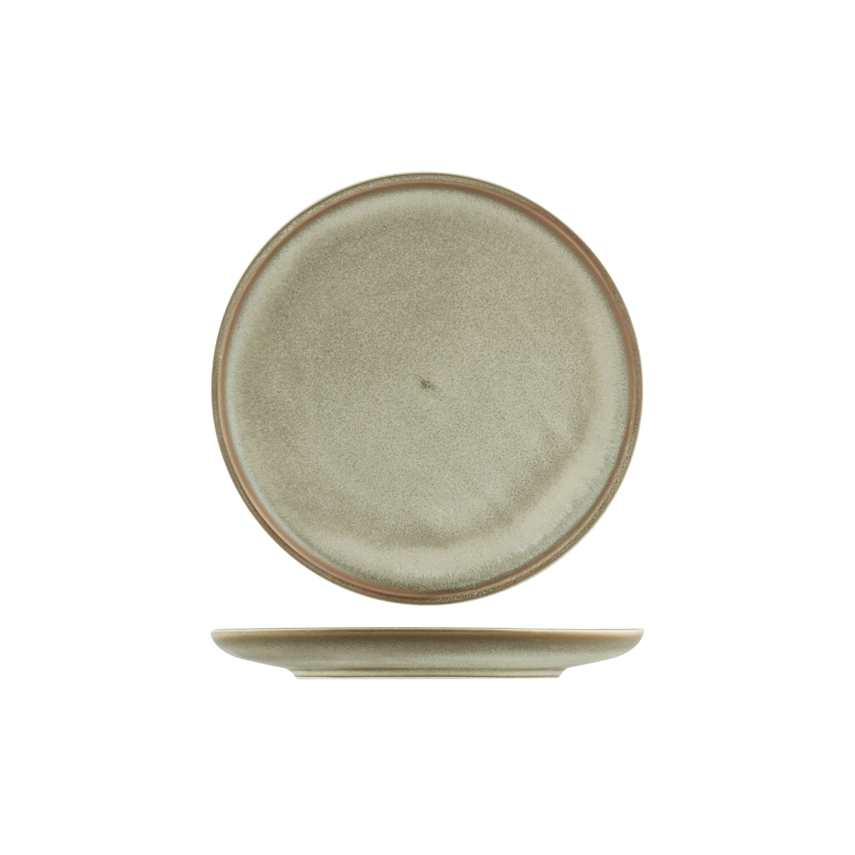 Moda Porcelain Chic Round Coupe Plate - 200mm (Pack of 6)
