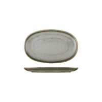 Moda Porcelain Chic Oval Coupe Plate - 200x130mm (Pack of 6)