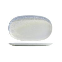Moda Porcelain Cloud Oval Coupe Plate - 305x180mm (Pack of 6)