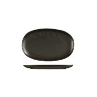 Moda Porcelain Earth Oval Coupe Plate - 200x130mm (Pack of 6)