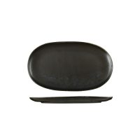 Moda Porcelain Earth Oval Coupe Plate - 250x150mm (Pack of 6)