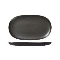 Moda Porcelain Earth Oval Coupe Plate - 355x215mm (Pack of 6)