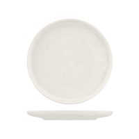 Moda Porcelain Snow Round Coupe Plate - 200mm (Pack of 6)