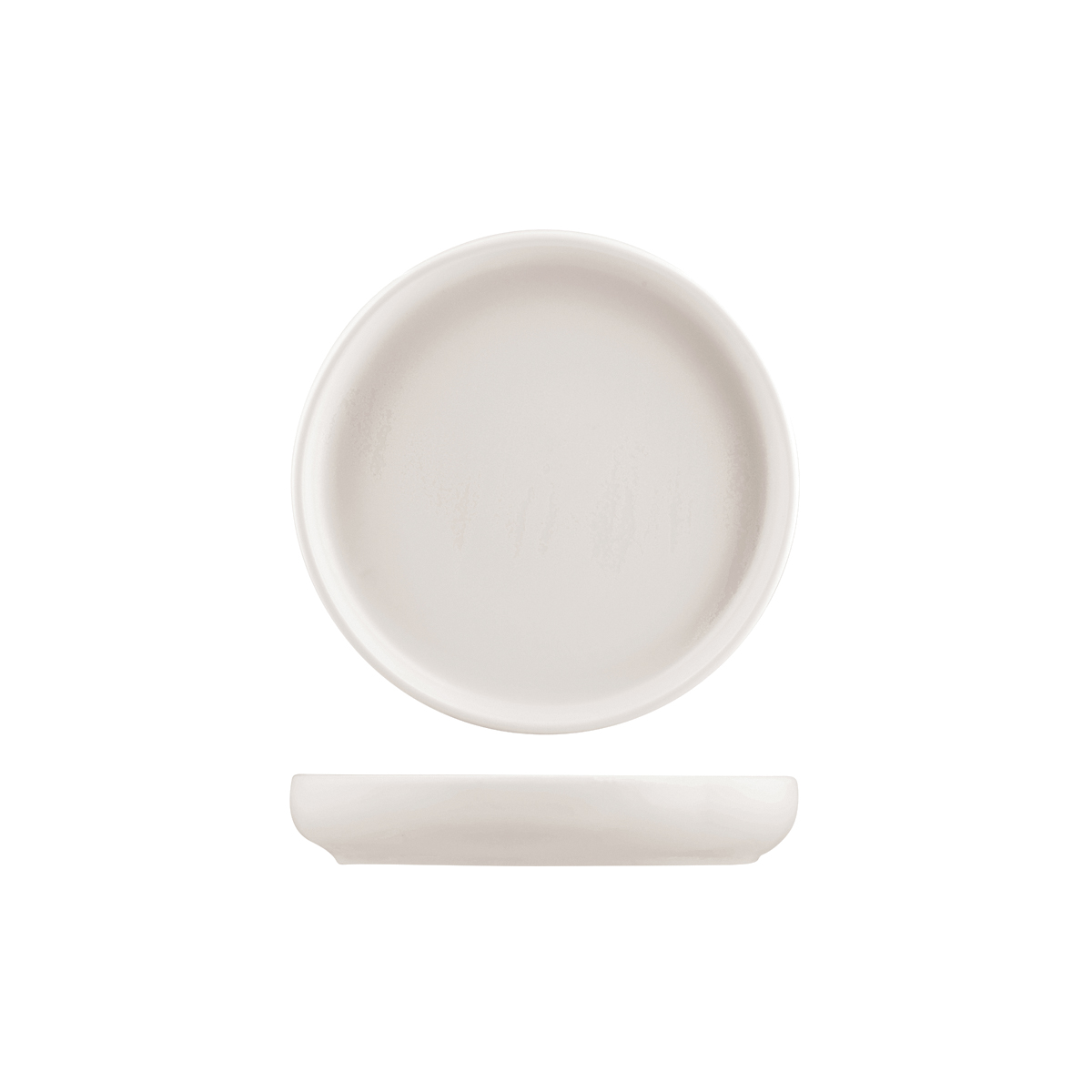 Moda Porcelain Snow Stacka Round Plate - 210mm (Pack of 6)