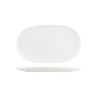 Moda Porcelain Snow Oval Coupe Plate - 355x215mm (Pack of 6)
