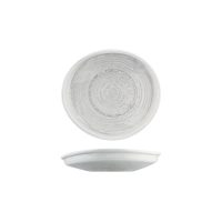 Moda Porcelain Willow Organic Bowl / Plate - 225x205mm (Pack of 6)