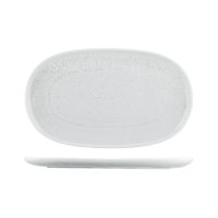 Moda Porcelain Willow Oval Coupe Plate - 405x240mm (Pack of 3)