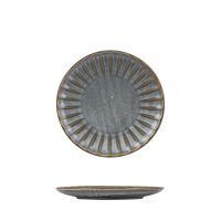 Moda Porcelain Chic Scalloped Round Plate - 205mm (Pack of 6)
