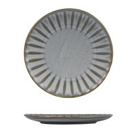 Moda Porcelain Chic Scalloped Round Plate - 260mm (Pack of 4)