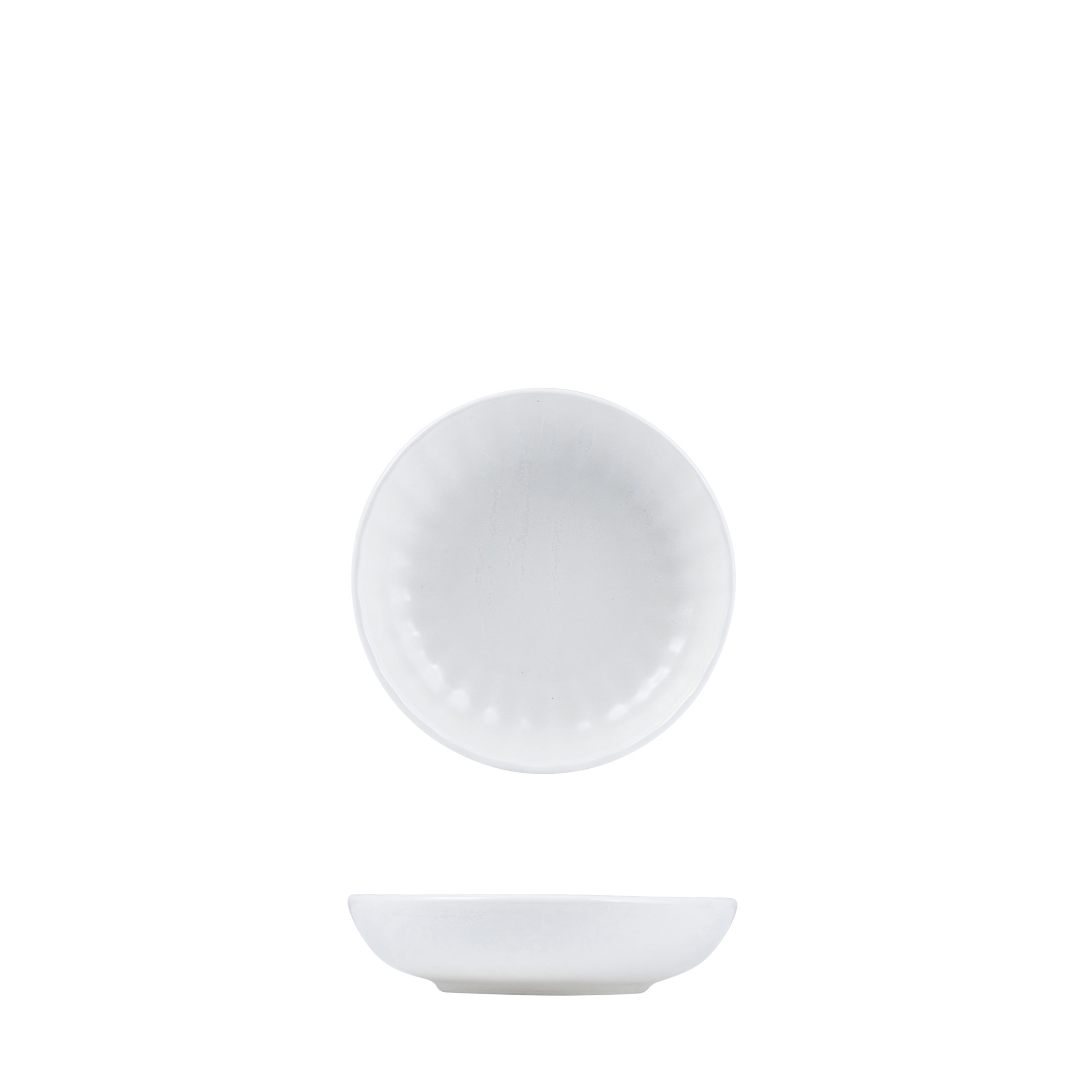 Moda Porcelain Snow Scalloped Share Bowl - 375ml (Pack of 6)
