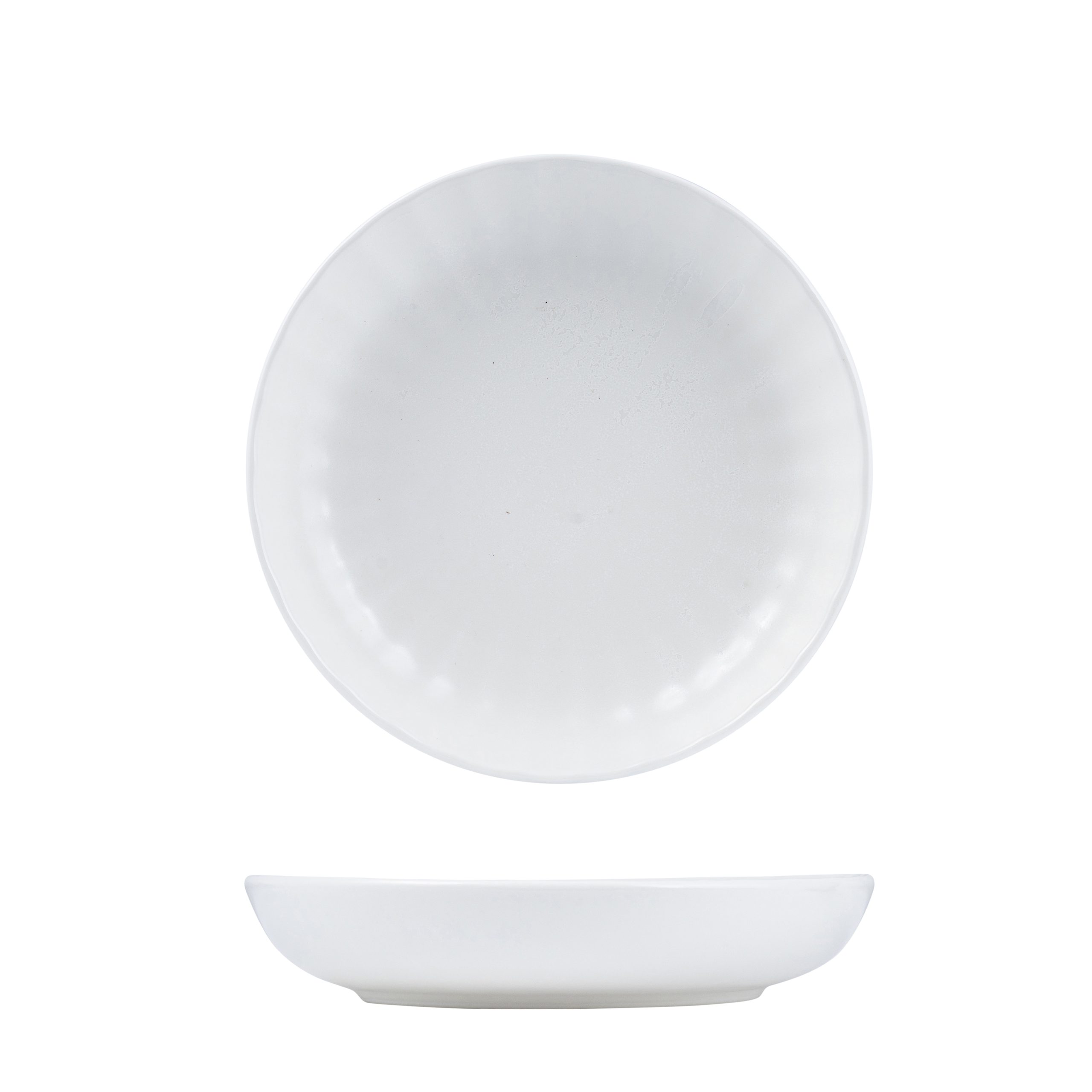 Moda Porcelain Snow Scalloped Share Bowl - 1150ml (Pack of 4)