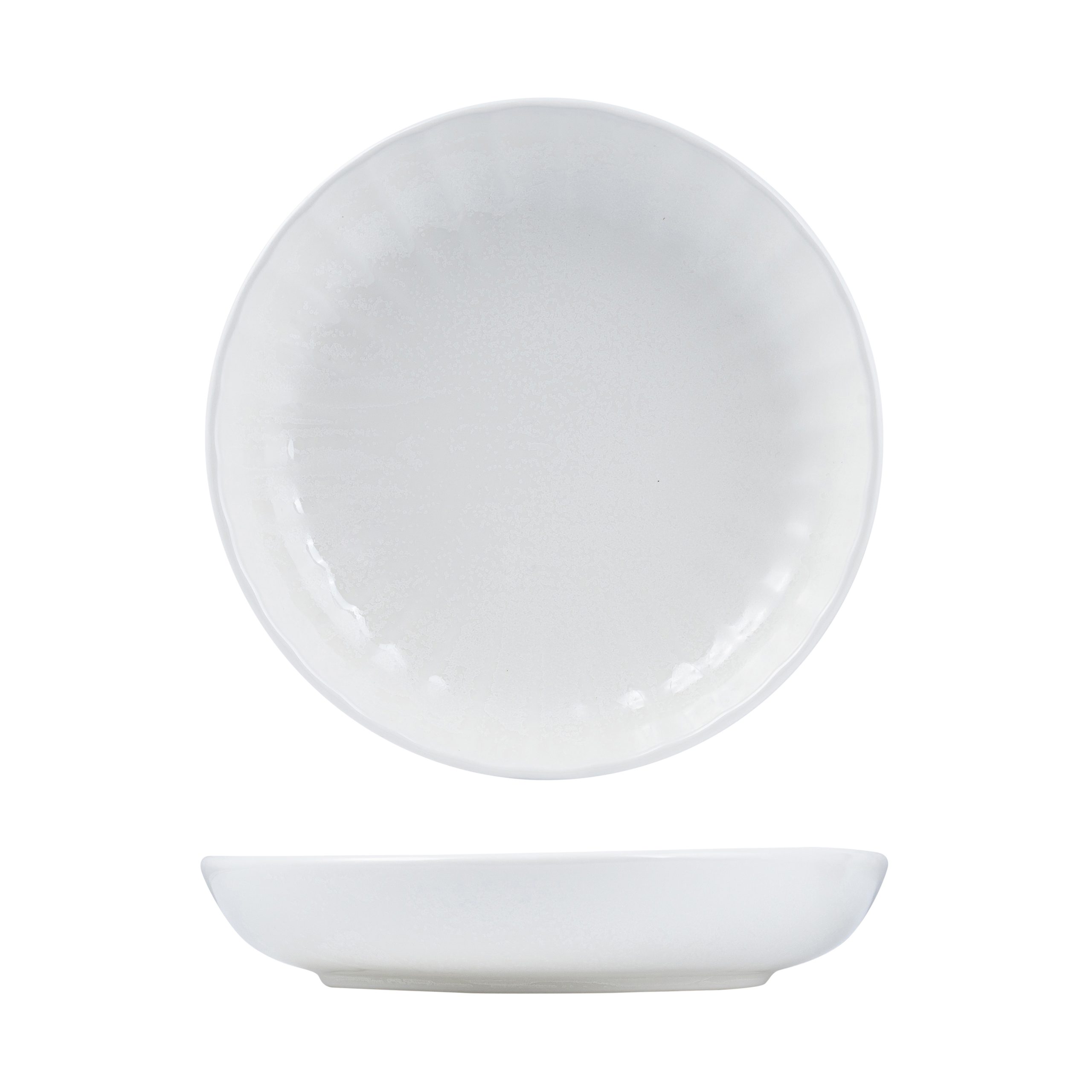 Moda Porcelain Snow Scalloped Share Bowl - 1300ml (Pack of 3)