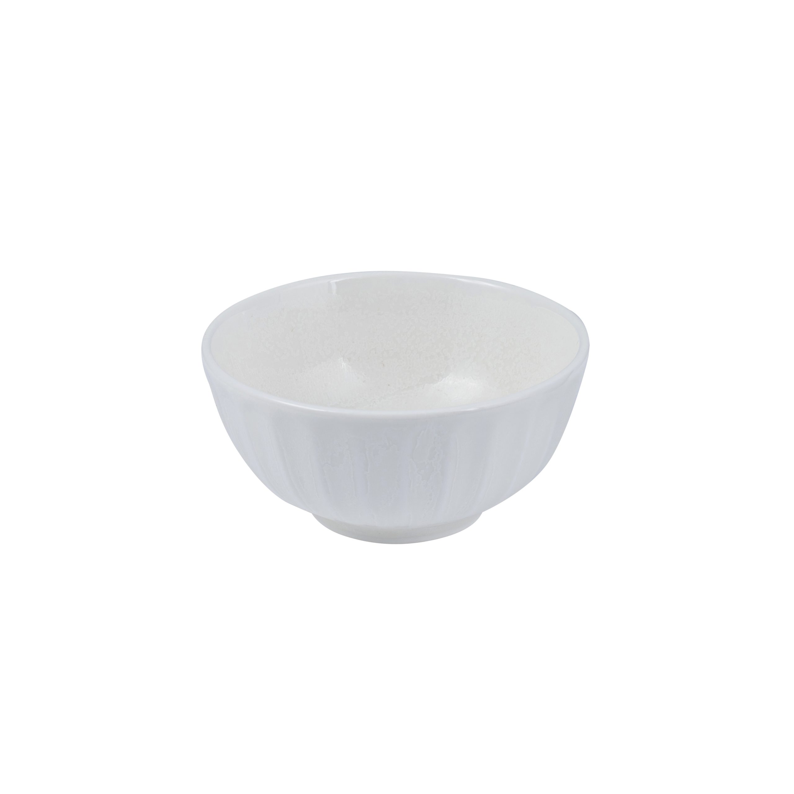 Moda Porcelain Snow Scalloped Round Bowl - 295ml (Pack of 4)