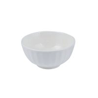 Moda Porcelain Snow Scalloped Round Bowl - 490ml (Pack of 6)