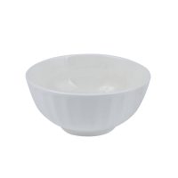 Moda Porcelain Snow Scalloped Round Bowl - 1065ml (Pack of 4)