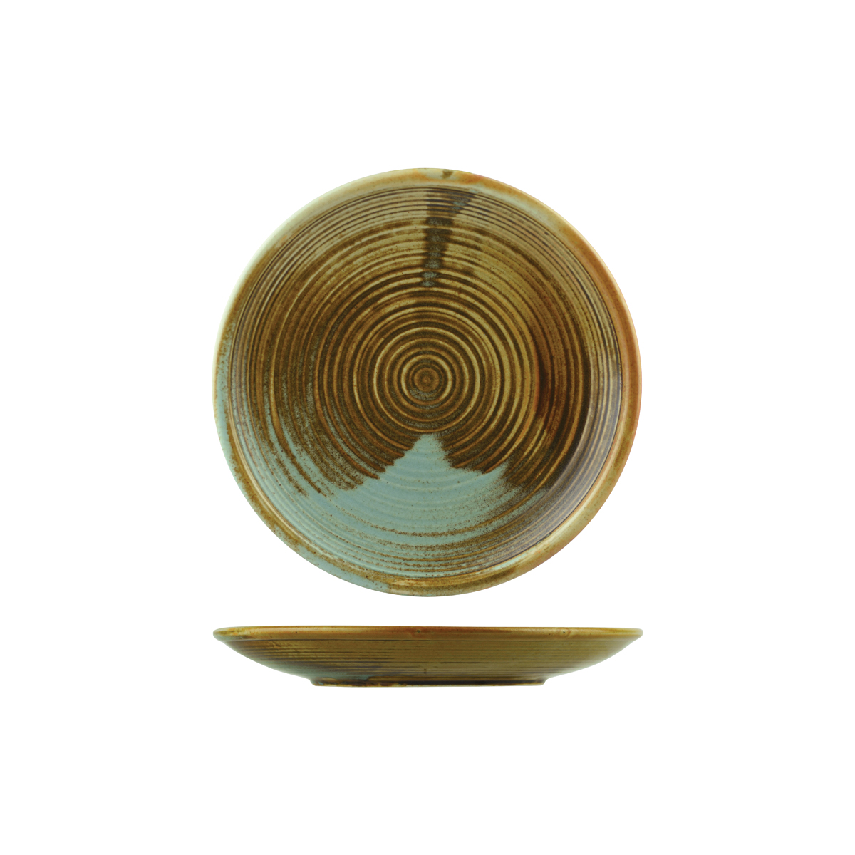 Moda Porcelain Nourish Round Coupe Plate - 205mm (Pack of 6)