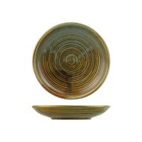 Moda Porcelain Nourish Round Deep Plate - 210mm (Pack of 6)