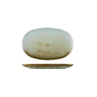 Moda Porcelain Nourish Oval Coupe Plate - 200x130mm (Pack of 6)