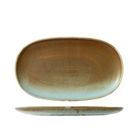 Moda Porcelain Nourish Oval Coupe Plate - 405x240mm (Pack of 3)