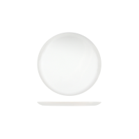 Porland Grazia Round Flat Plate - 180mm - White (Pack of 6)