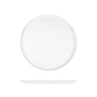 Porland Grazia Round Flat Plate - 210mm - White (Pack of 6)