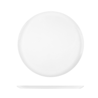 Porland Grazia Round Flat Plate - 270mm - White (Pack of 6)