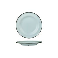 Luzerne Tintin Blue With Black Line - Round Plate - Wide Rim - 210mm (Pack of 6)