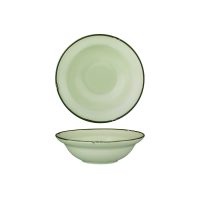 Luzerne Tintin Green With Green Line - Round Deep Bowl - 356ml (Pack of 3)