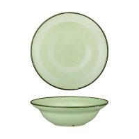 Luzerne Tintin Green With Green Line - Round Deep Bowl - 728ml (Pack of 3)