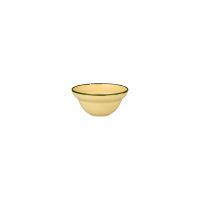 Luzerne Tintin Sand With Green Line - Round Deep Bowl - 228ml (Pack of 6)