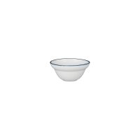 Luzerne Tintin White With Navy Line - Round Deep Bowl - 228ml (Pack of 6)