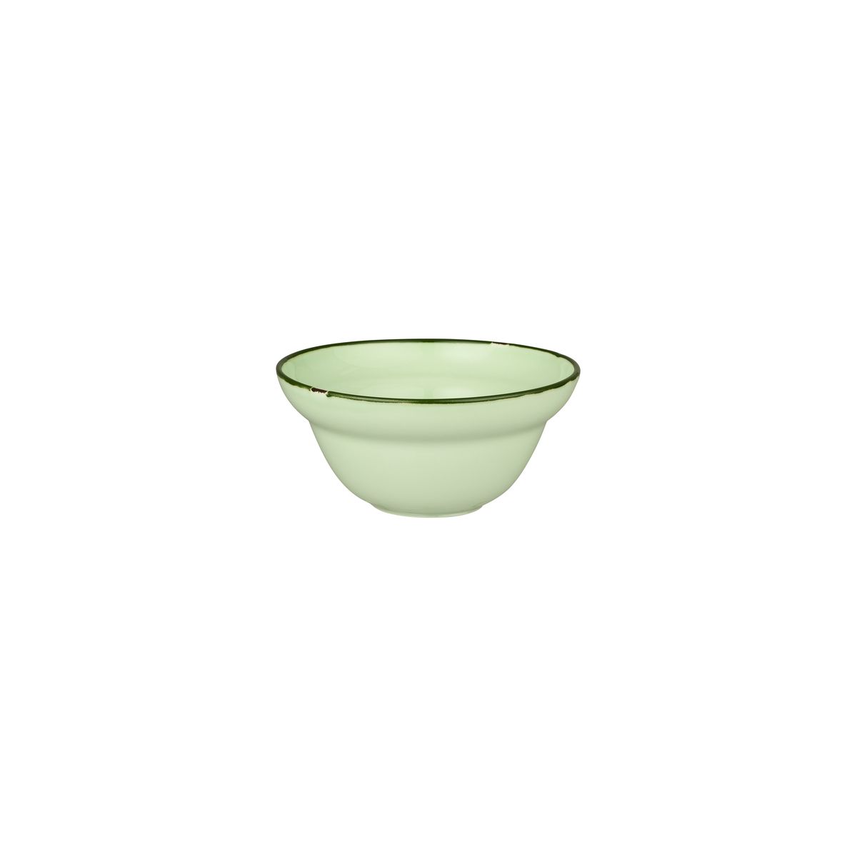 Luzerne Tintin Green With Green Line - Round Deep Bowl - 470ml (Pack of 3)