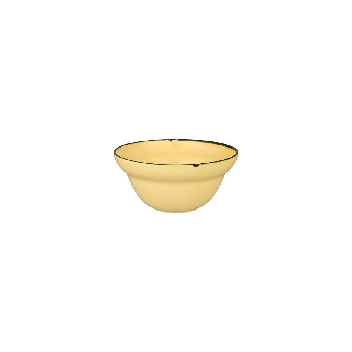 Luzerne Tintin Sand With Green Line - Round Deep Bowl - 470ml (Pack of 3)