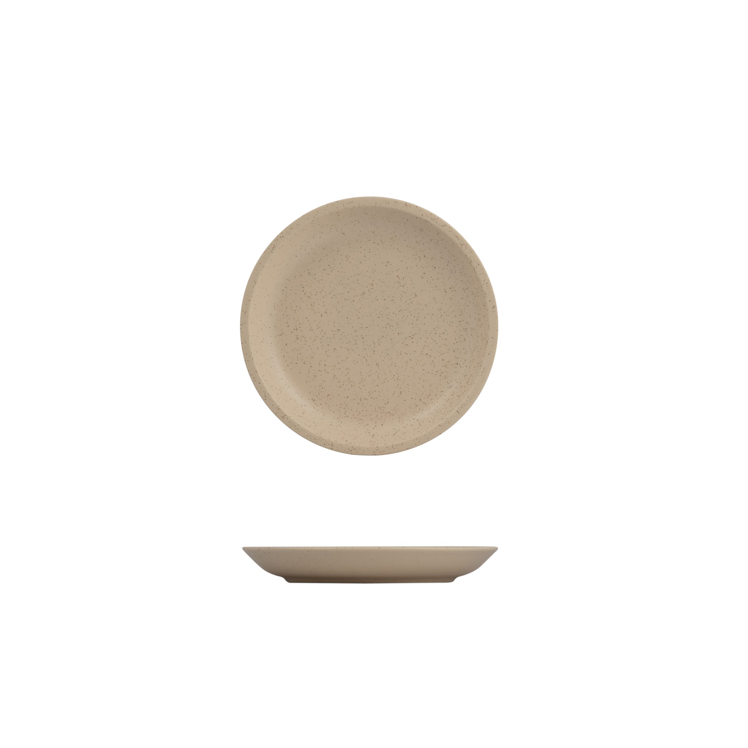 Luzerne Dune Clay Round Coupe Plate - 173mm (Pack of 6)