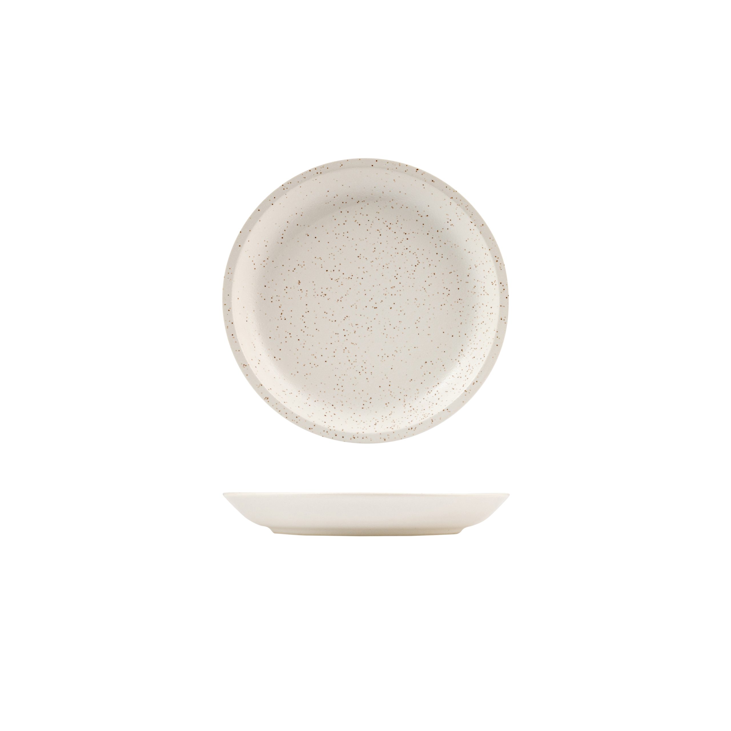 Luzerne Dune Shell Round Coupe Plate - 173mm (Pack of 6)