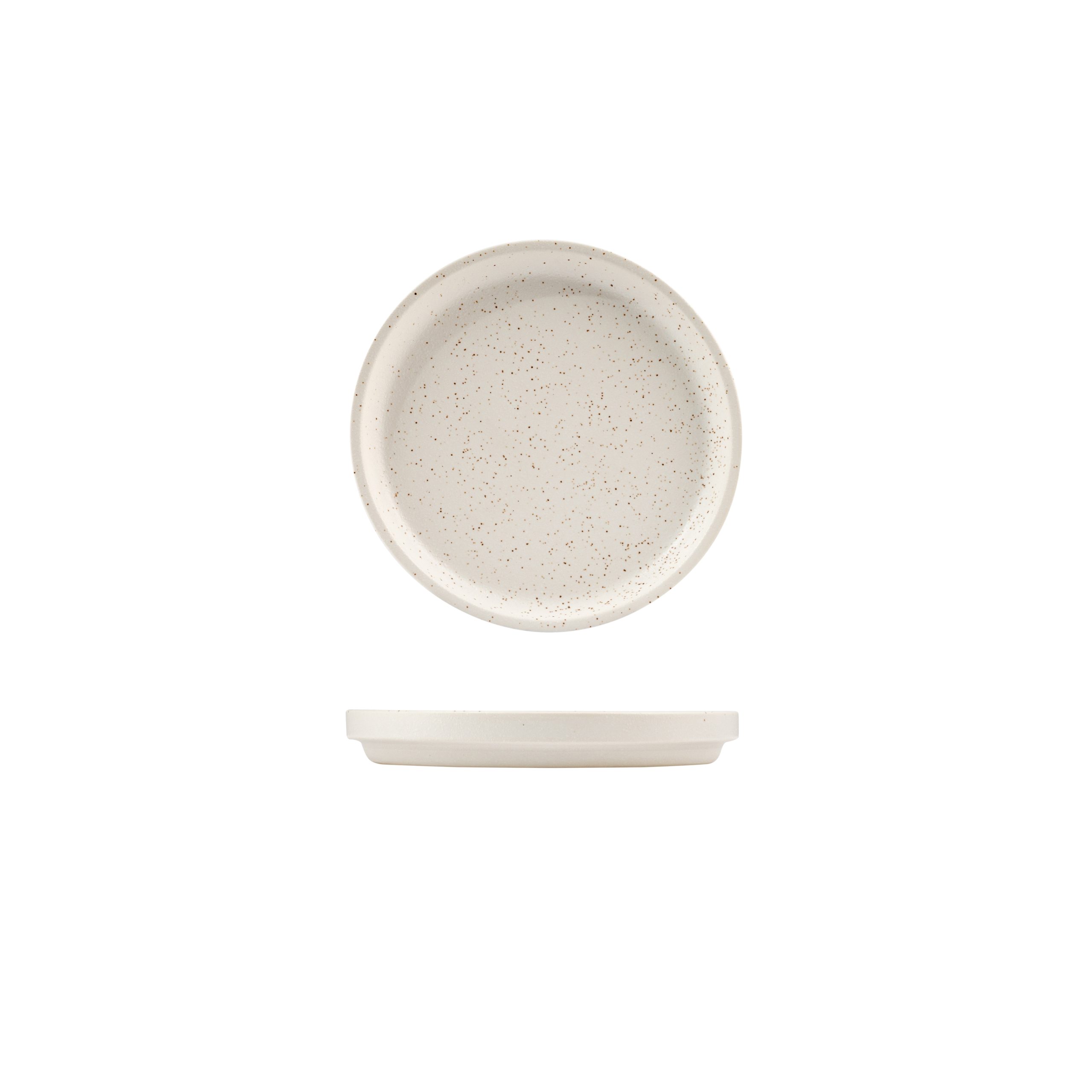 Luzerne Dune Shell Round Stackable Plate - 160mm (Pack of 6)