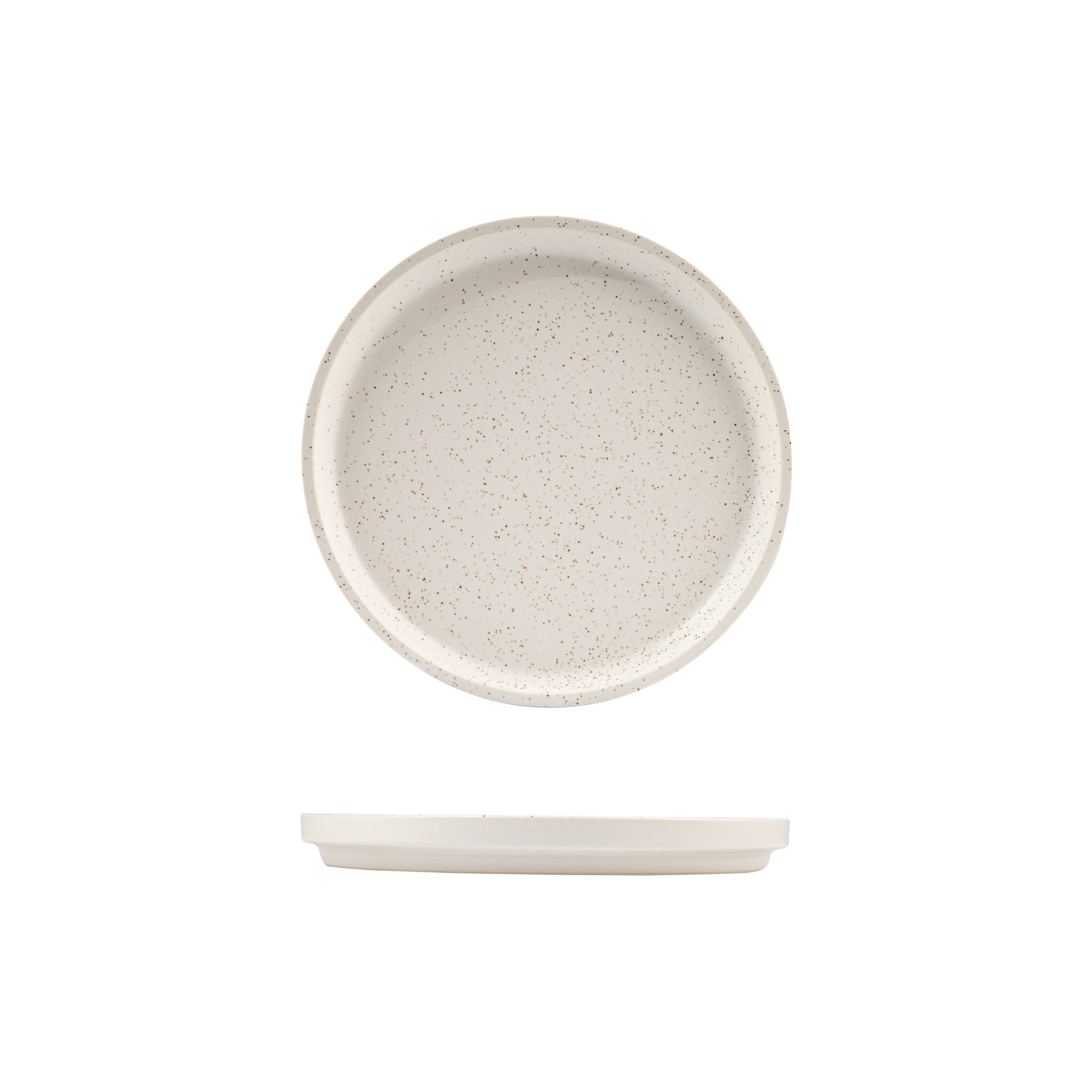 Luzerne Dune Shell Round Stackable Plate - 200mm (Pack of 6)
