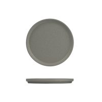 Luzerne Dune Ash Round Stackable Plate - 235mm (Pack of 3)