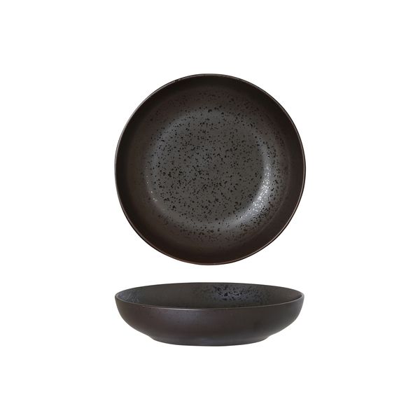 Luzerne Lava Matte Black Coupe Share Bowl - 535ml (Pack of 6)