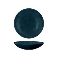 Luzerne Linen Matte Blue Share Bowl - 490ml (Pack of 4)