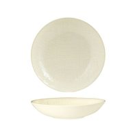 Luzerne Linen Reactive White Share Bowl - 700ml (Pack of 4)